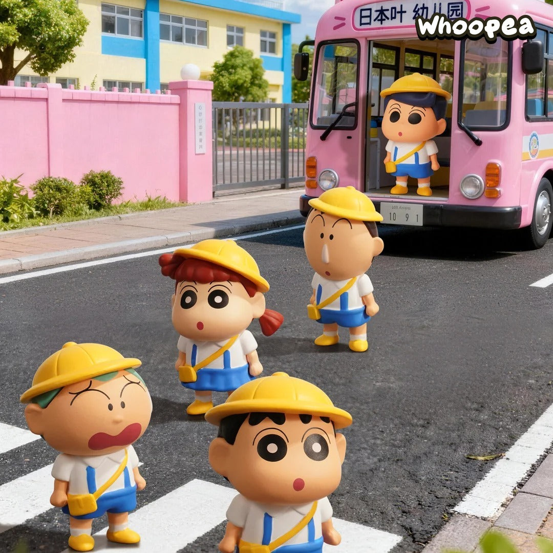 Crayon Shinchan Five Members Set Off Series Mini Figure Blind Box