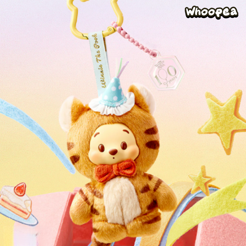 DSN Winnie the Pooh Naughty Party Series Vinyl Plush Pendant Blind Box