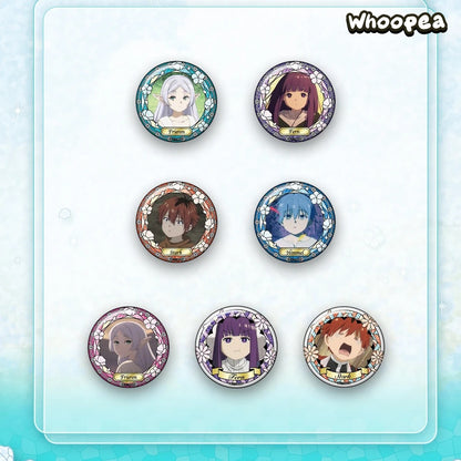 Frieren Beyond Journey's End Stained Glass Series Badge Blind Box