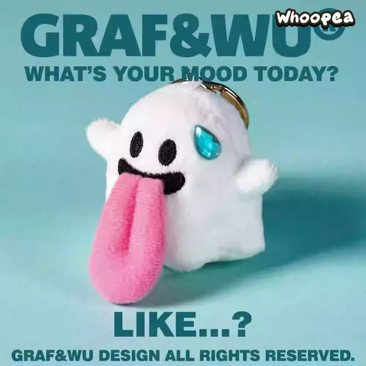 GRAF&WU What's Your Mood Today? Mini Series Ghosts Keychain Collection