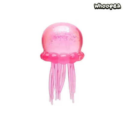 Glitter Jellyfish Slow Rising TPR Squishy - Sensory Fidget Toy
