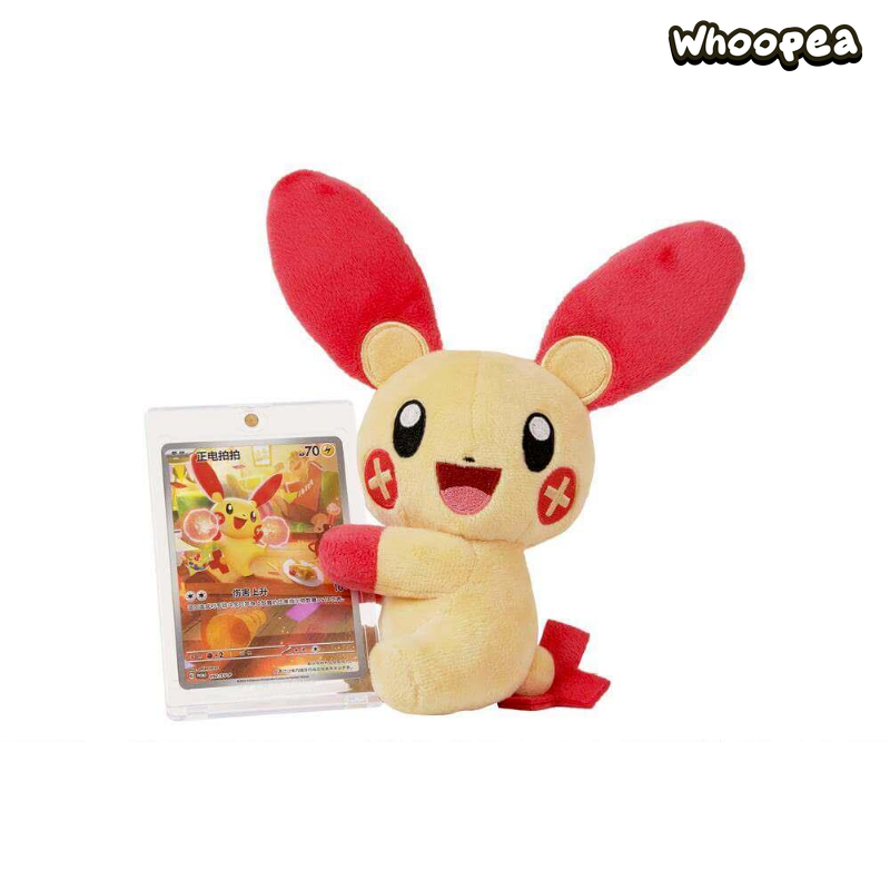 Pokémon Nuzzle Cheeks Series Plush Toy Card Display Blind Box