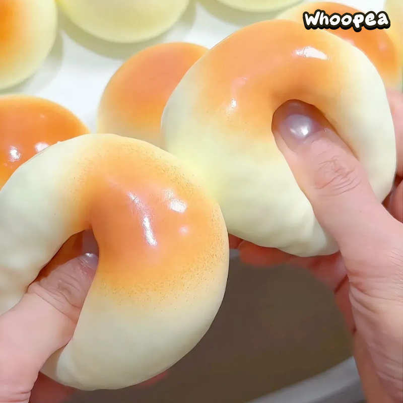 Milk Bun Crunchy Slow Rising Squishy- Sensory Fidget Toy