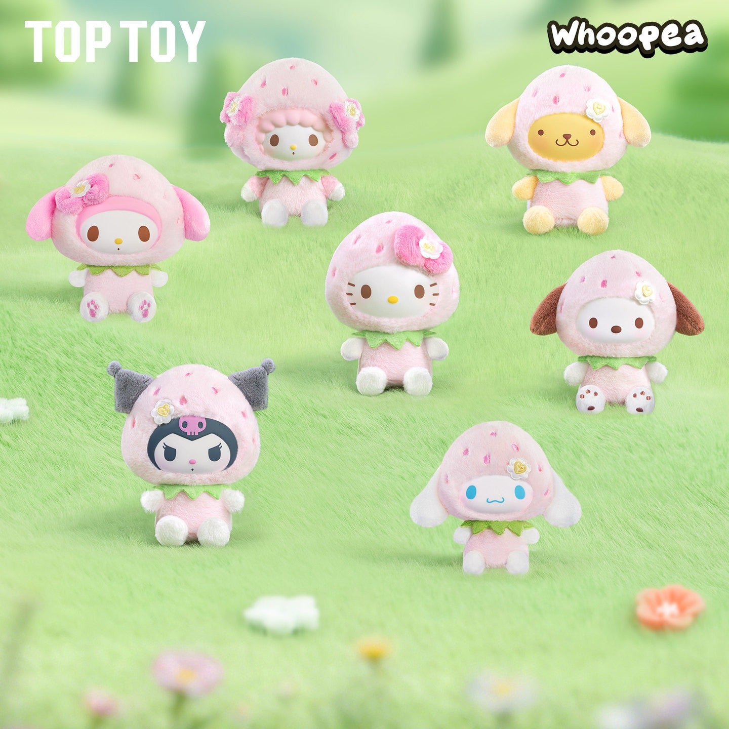 SANRI0 Sweet Strawberry Series Plush Pendant Blind Box