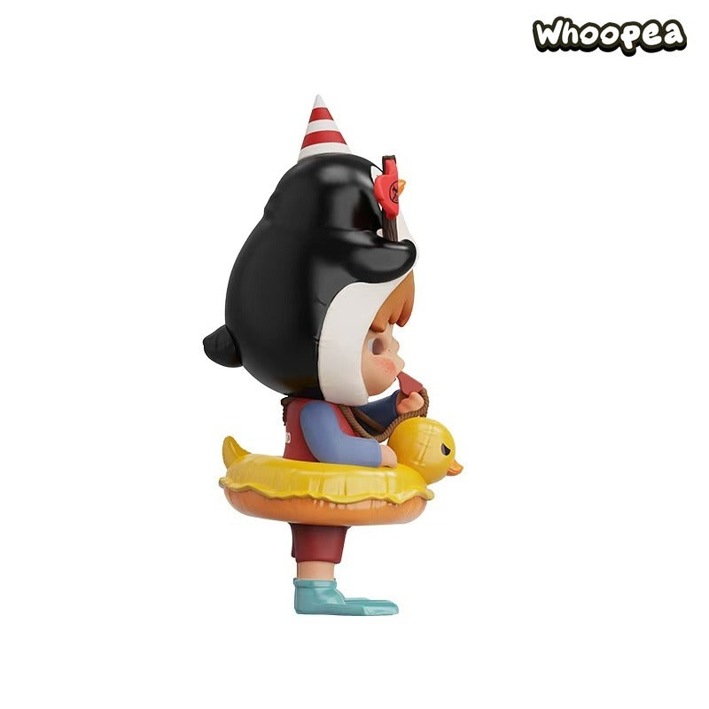 POP MART Hirono Penguin Lifeguard Figurine Hanging Card (PRE-ORDER)