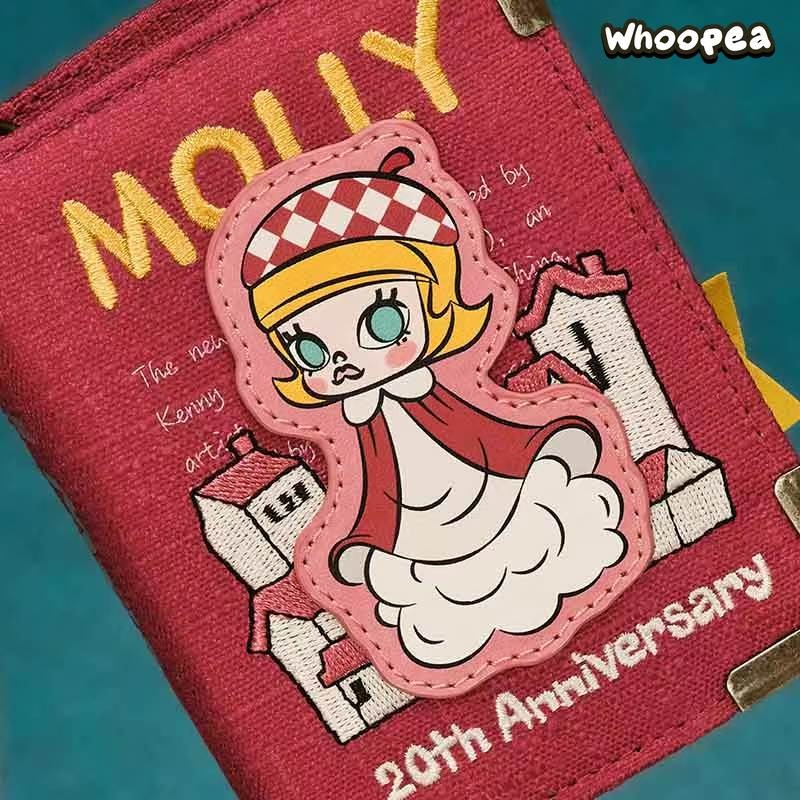POP MART MOLLY 20th Anniversary Scenery Along the Way Series Retro Book Mini Bag Blind Box
