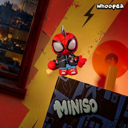 Marvel Spide Man Spider Sense Series Vinyl Face Plush Pendant Blind Box