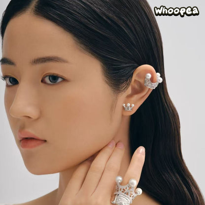 POPOP Jewelry ROYAL MOLLY × YUEQI QI Series Crown Ear Cuff