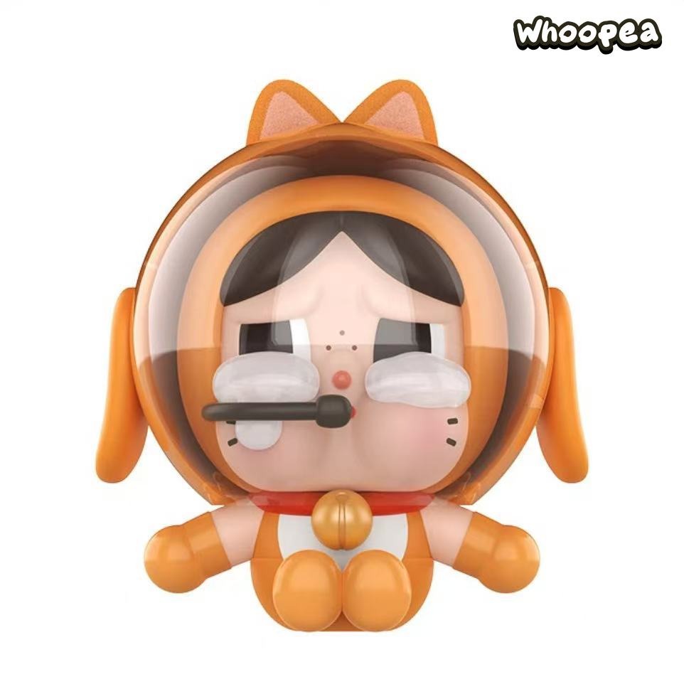 CRYBABY Space Cat Figure-Orange
