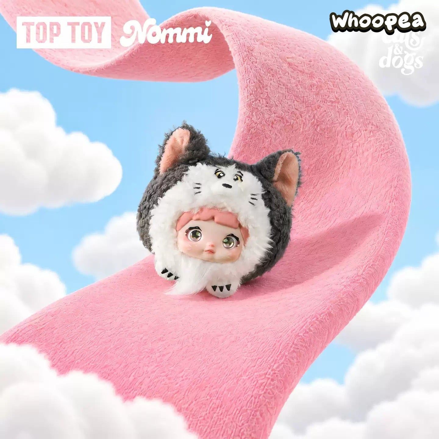 POP MART Hirono × Kodak Little Bear Vinyl Plush Pendant Hanging