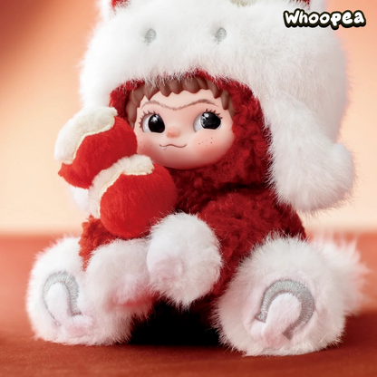 WAKUKU Snowy Lucky Hooves Series Plush New Year Limited Edition Hanging Card