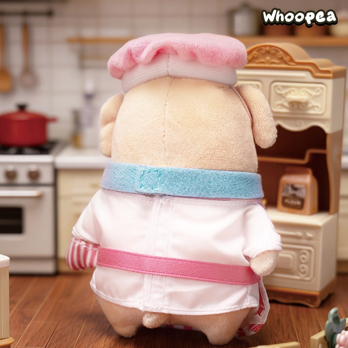 Nudaeng Baking Chef Dog Series Plush Pendant