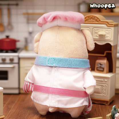 Nudaeng Baking Chef Dog Series Plush Pendant