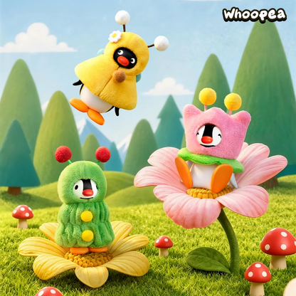 Pingu Forest Tale Series Plush Keychain And Necklace Blind Box
