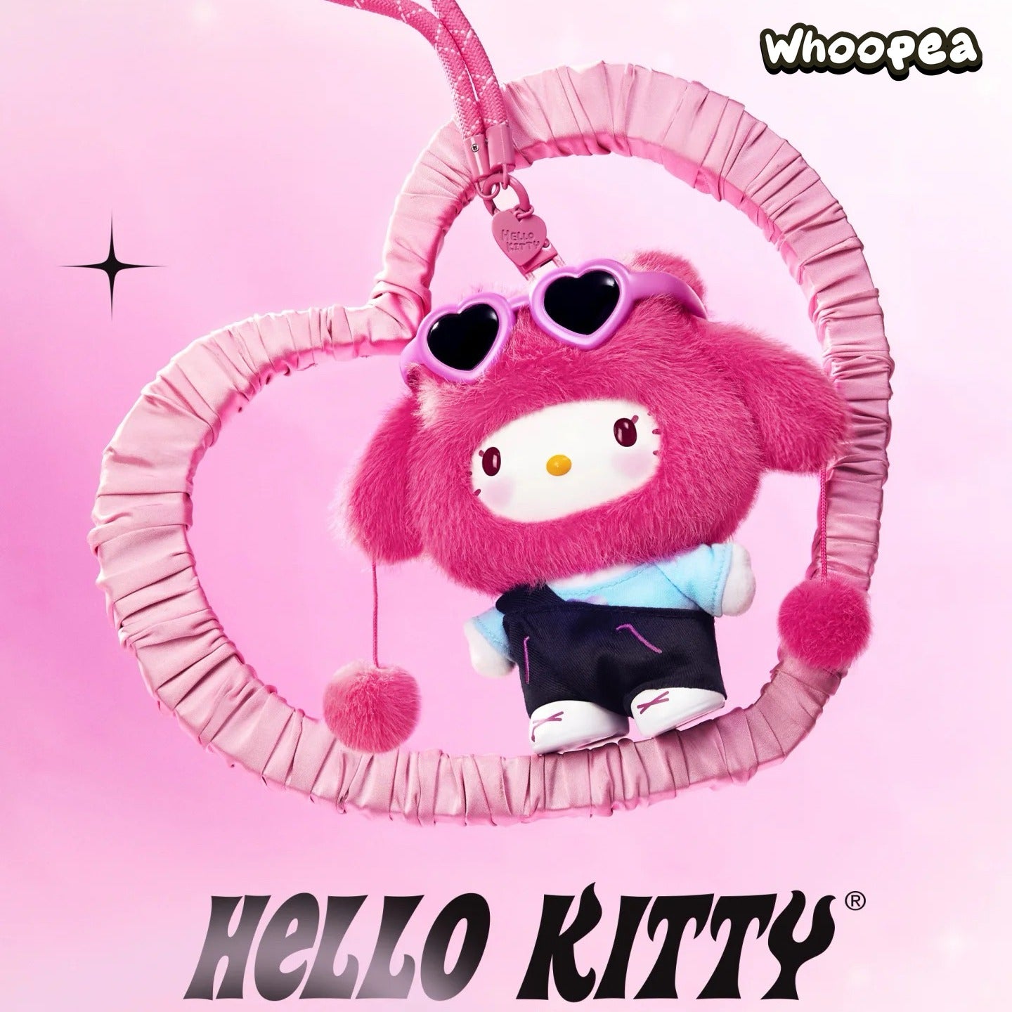 HELL0 KITTY Pop Star Series Plush Pendant, Blind Box
