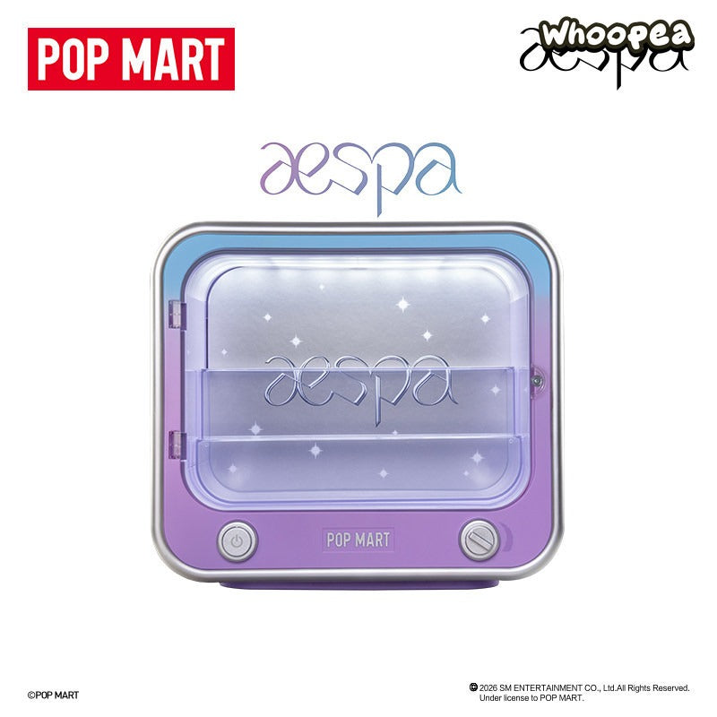 POP MART × aespa Memorable Picks Series TV Luminous Display Box
