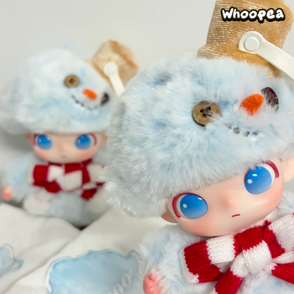 POP MART DIMOO Snowman Series Vinyl Plush Hanging Card