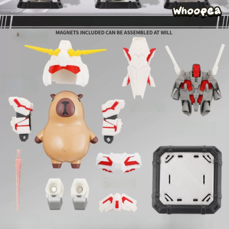 Iron Capybara Series 3D Printed Magnetic Figure