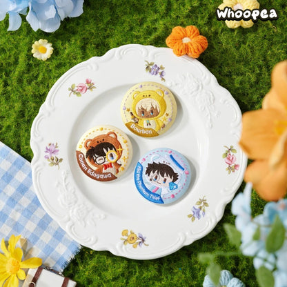 Detective Conan Bear Dectective Series Badge Blind Box