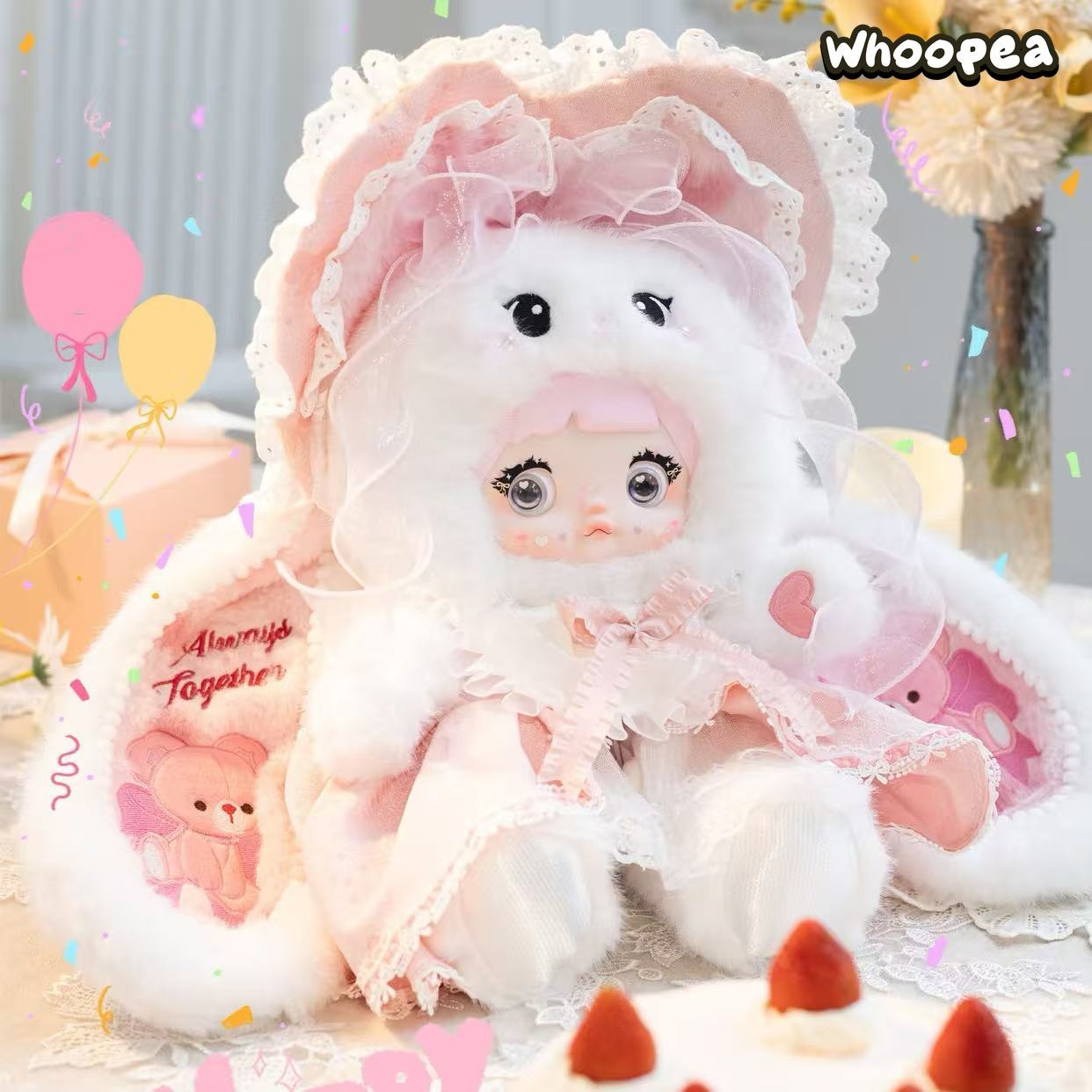Nommi 400% 2nd Anniversary Birthday Plush, Exclusive Version – WHOOPEA