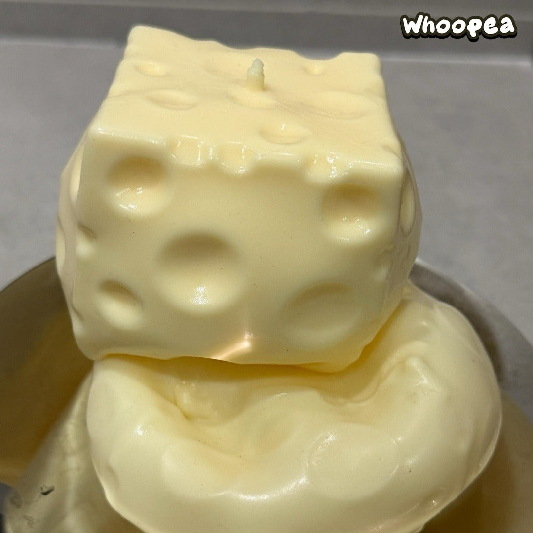 Viral Jumbo Cheese Cube Squishy (Zero bounce-back) - Sensory Fidget Toy