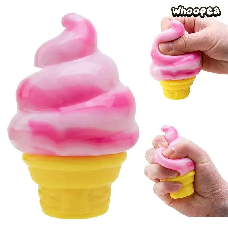 Ice Cream Slow Rising PU Squishy - Sensory Fidget Toy