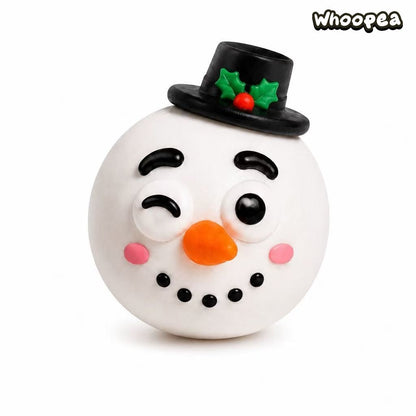 Christmas Funny Face Shaving Foam Filled Squishy - Sensory Fidget Toy
