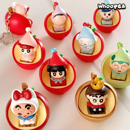 Crayon Shin-chan Dwarf Fairytale Series Bobblehead Figures Blind Box