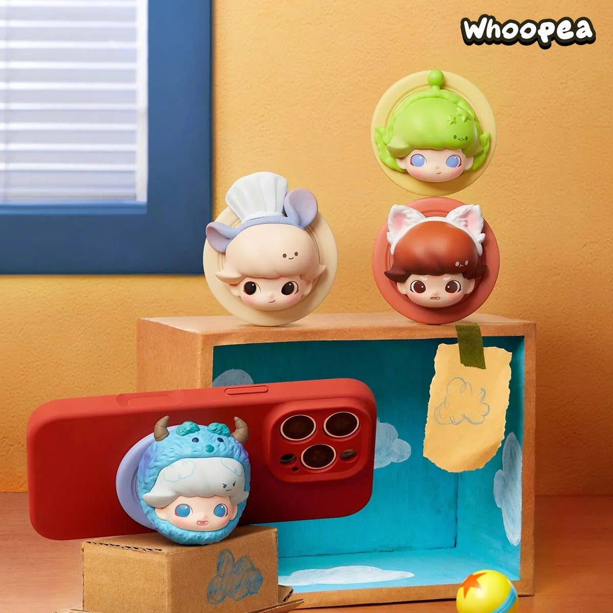 POP MART DIMOO WORLD × PIXAR Series Magnetic Phone Holder Blind