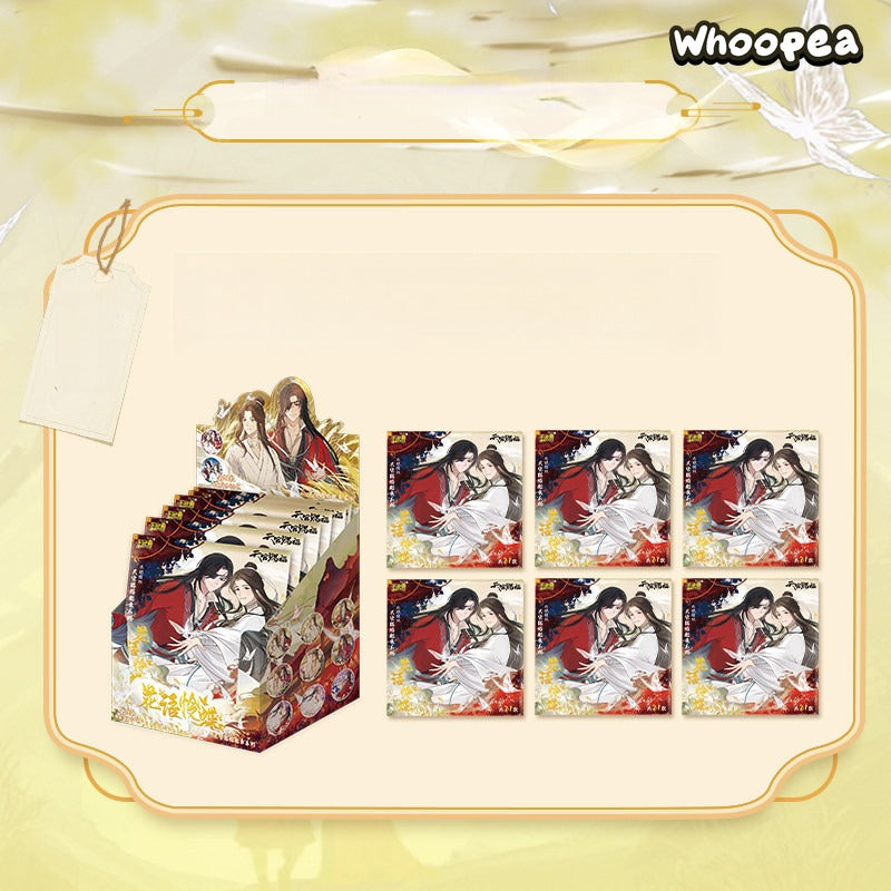 Heaven Official Blessing Silver Butterflies on Flowers Series Badge Blind Box