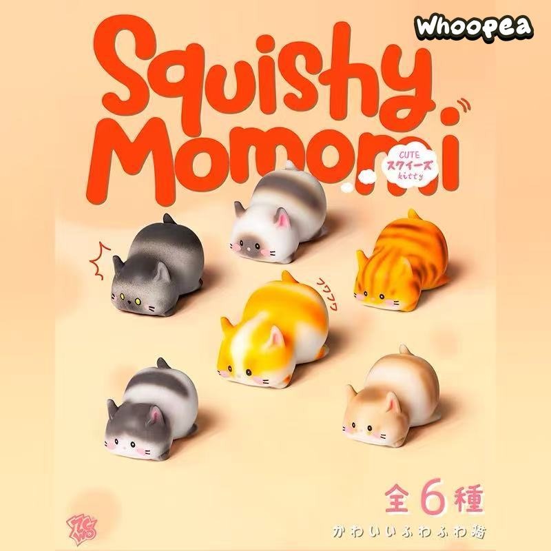 Squishy Momomi Cute Kitty Series Figuren, Blindbox 