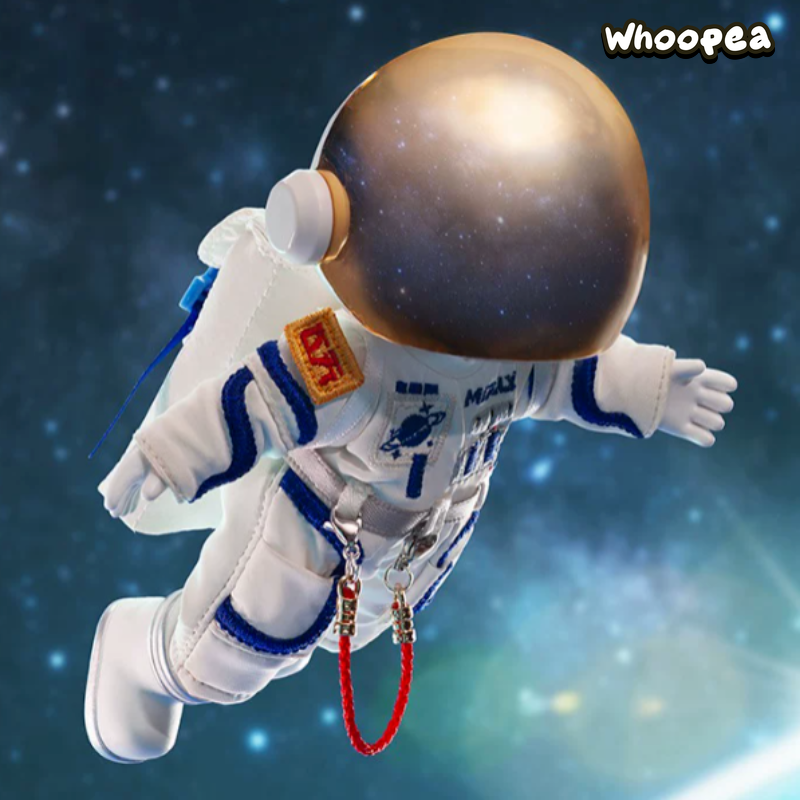 POP MART MOLLY × ASEA Collab Stardust Series Action Figure, China Aerospace Collab