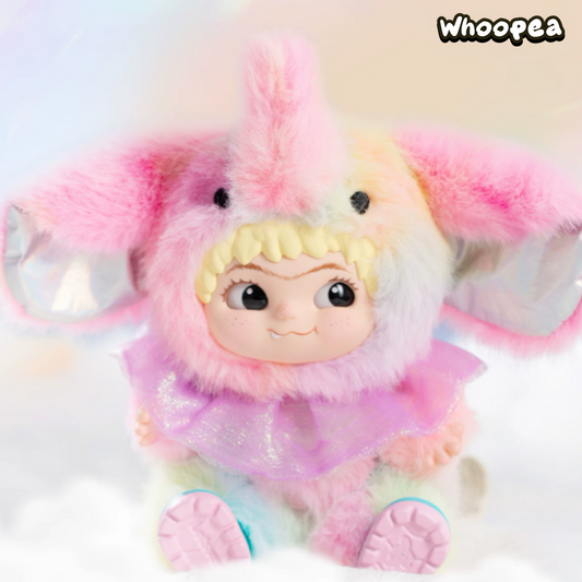 WAKUKU Dreamy Colorful Elephant Series Plush Pendant Hanging Card (PRE-ORDER)