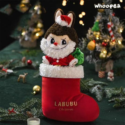 POP MART THE MONSTERS LABUBU Christmas Series Plush Hanging Card, PTS 2024 Exclusive