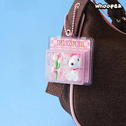 Snoopy PINK ME Series Mini Hanging Card Pendant Blind Box