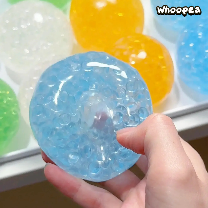 Handmade Fruit Boba Squishy Ball - Sensory Fidget Toy