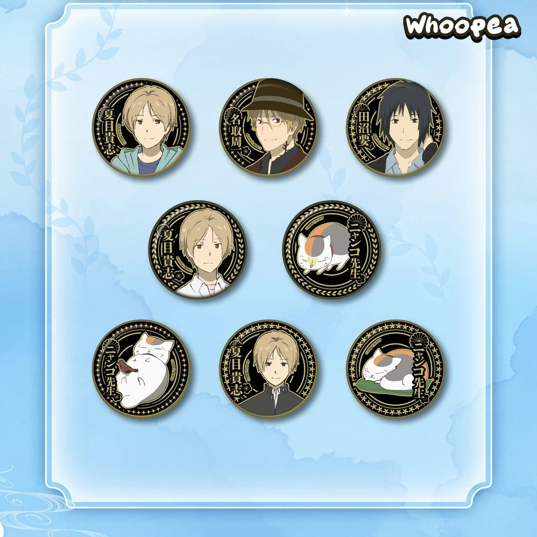 Natsume's Book of Friends Gilded Series Badge Blind Box