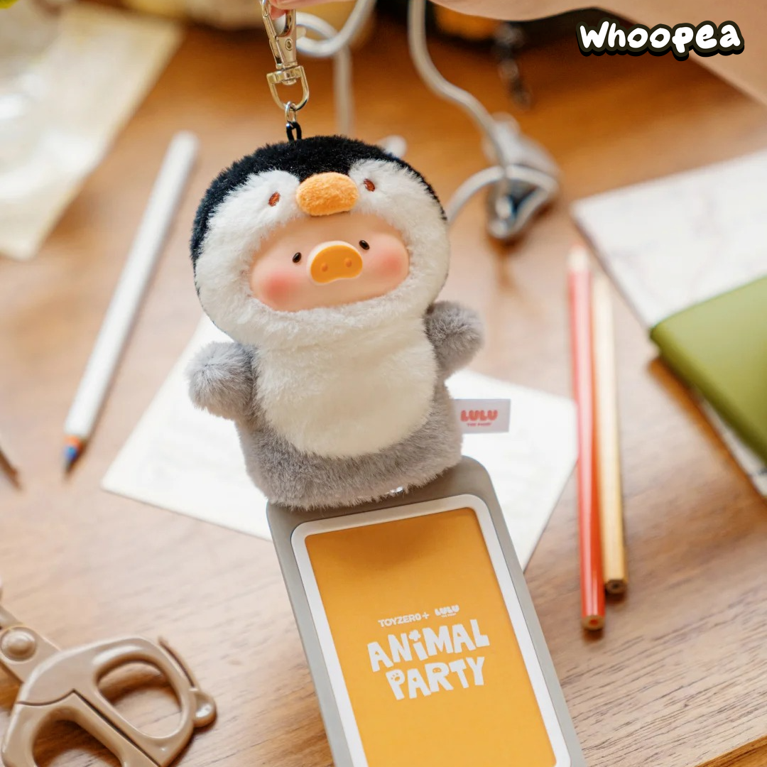LuLu the Piggy Animal Party V2 Cutest Butler Series Vinyl Face Key Cover Pendant Blind Box (PRE-ORDER)