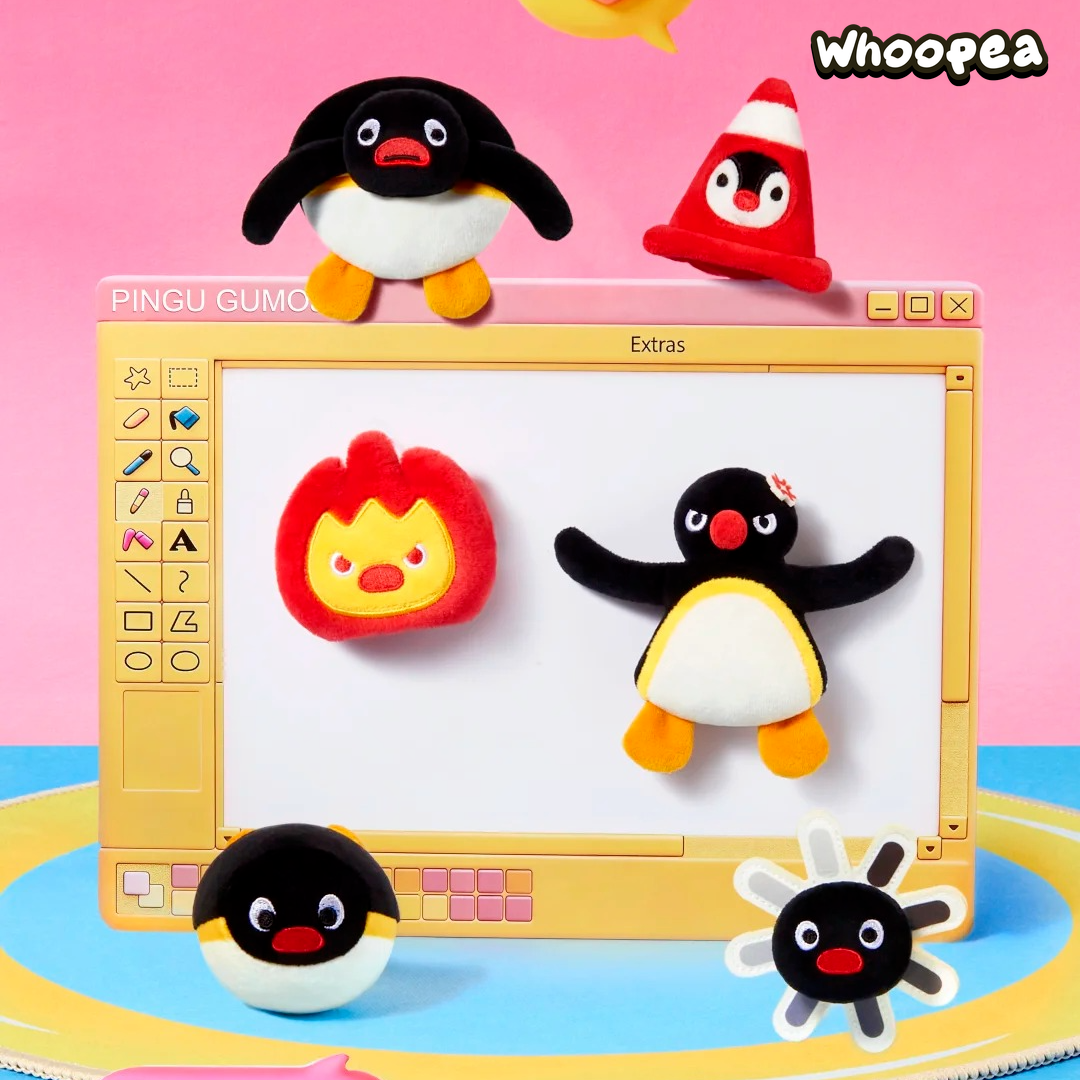 PINGU GUMOJI Series Plush Sticker Blind Bag