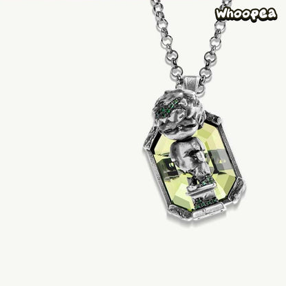 POPOP Jewelry Hirono Series Reshape Olive Green Necklace