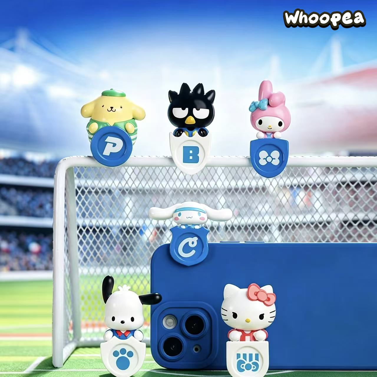 SANRI0 Characters Soccer Match Flocked Series Mini Bean Blind Box(PRE-ORDER)