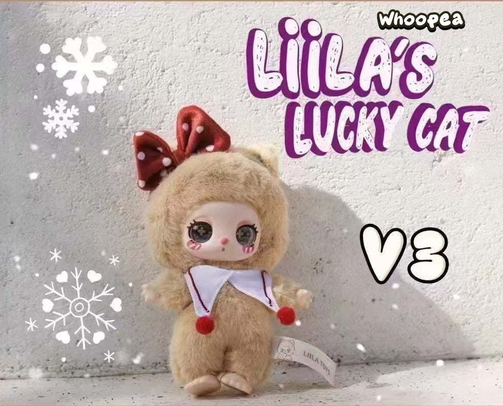 Liila's Lucky Cat v1 blind box 正規品　新品未開 in stock!] Liila's LUCKY CAT V1 Series Plush Dolls, Blind