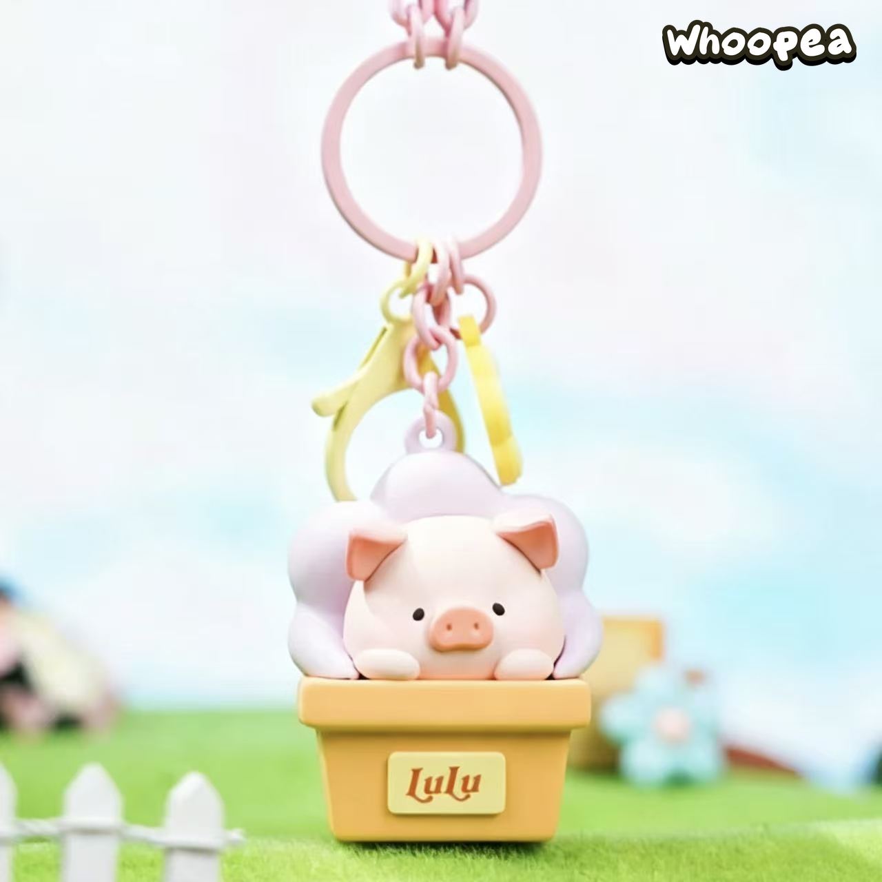 LuLu the Piggy Flower World Series Keychain Bag