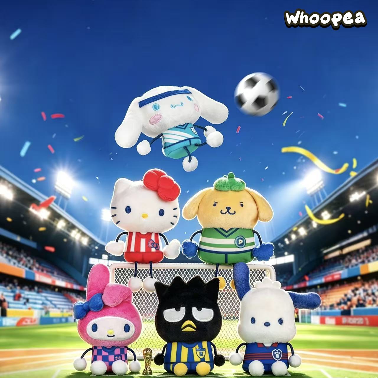 SANRI0 HK Soccer Match Squishy Series Plush Pendant Blind Box (PRE-ORDER)