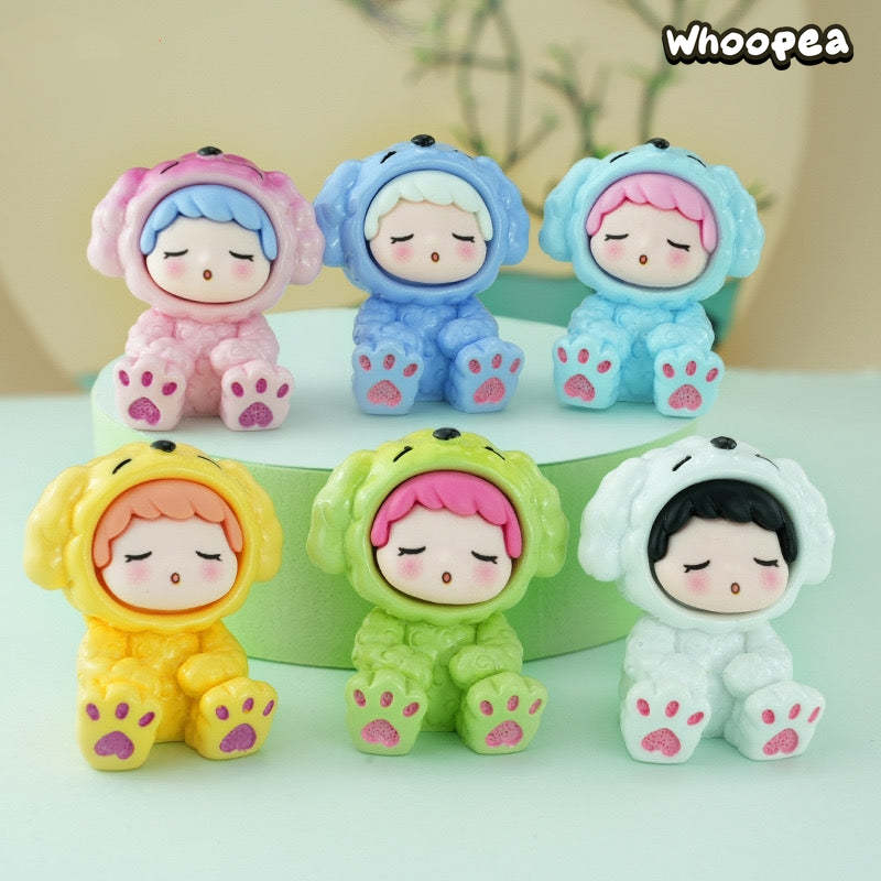 Sleeping Boy Collection, Mini Figures, 6 Colors