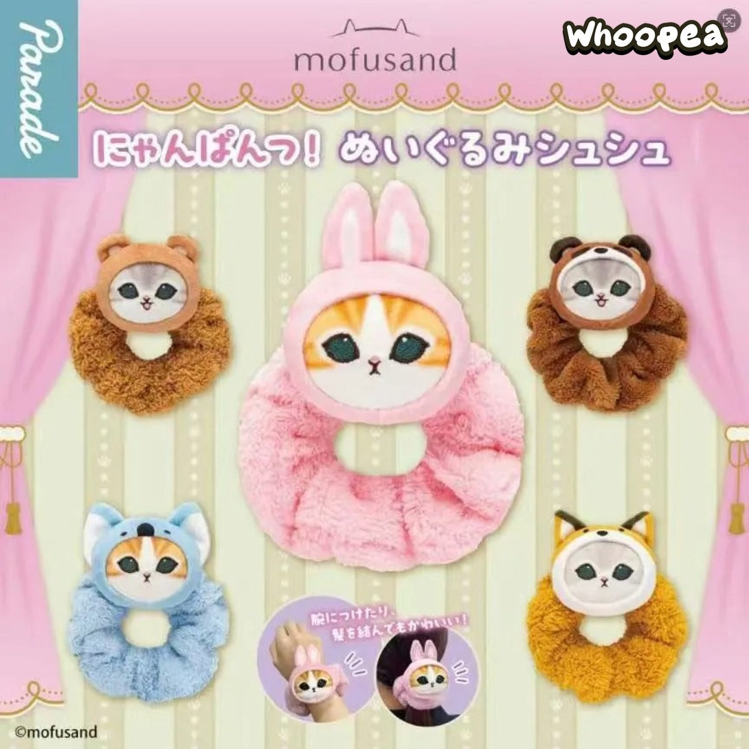 Mofusand Fuzzy Hair Clip Series Plush Dolls Blind Box
