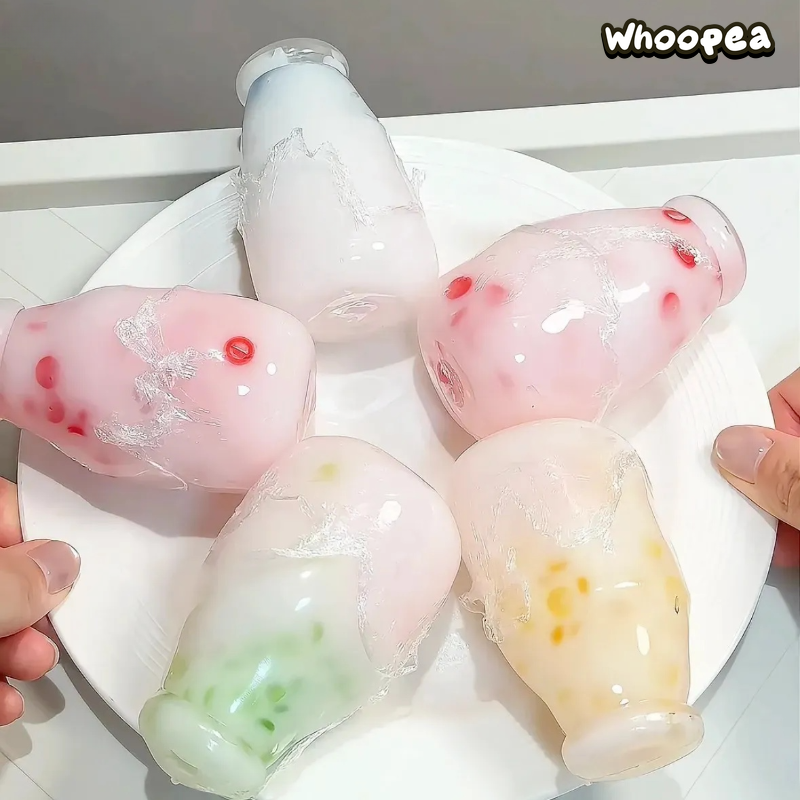 Fruit Milk Bottle Vanseline Slow Rising Squishy- Sensory Fidget Toy