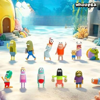 SpongeBob Bikini Bottom Residents Series Mini Figure Blind Box