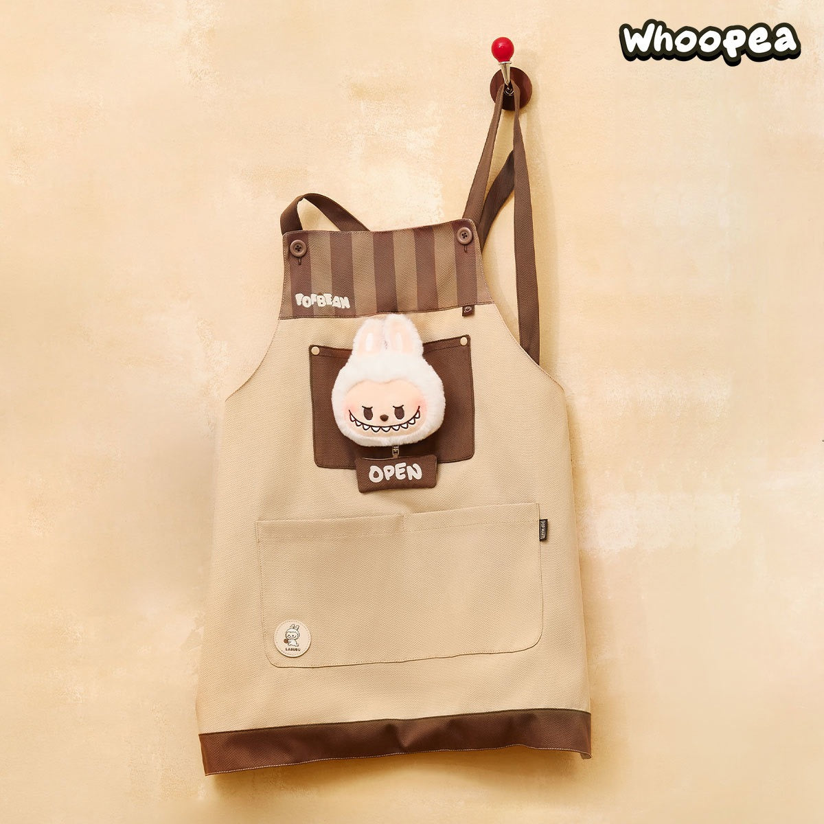 POP BEANコーヒーファクトリー エプロン POP BEANコーヒーファクトリーシリーズ LABUBUエプロン – WHOOPEA