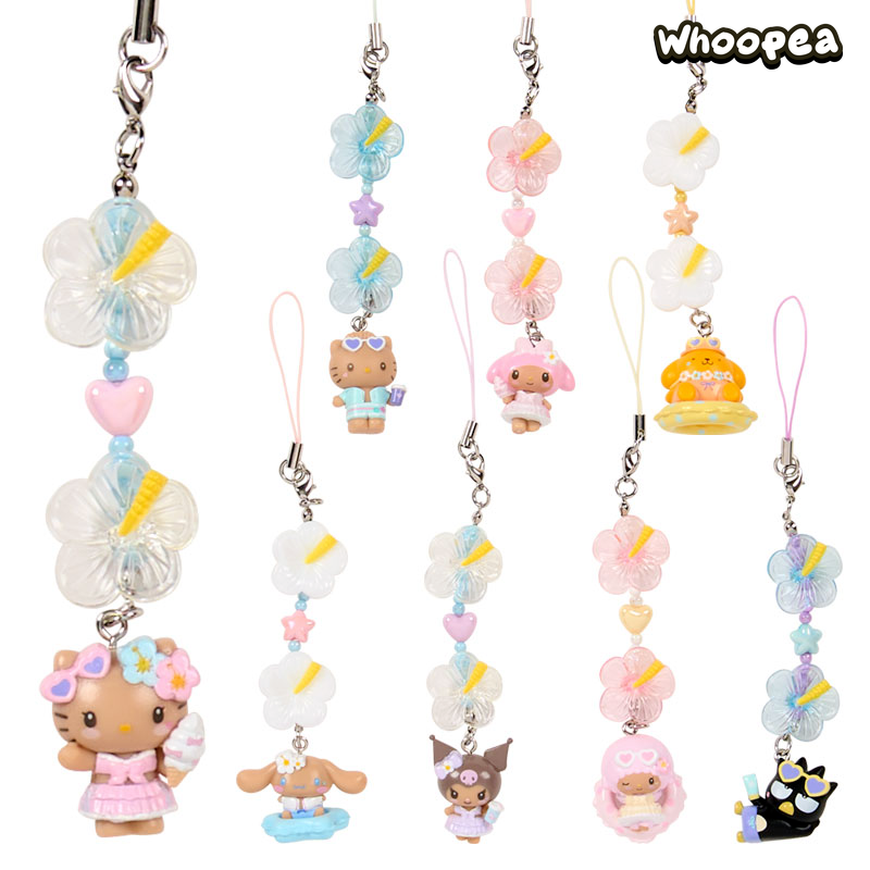 SANRI0 Sun Kissed Party Series Figure Phone Charm Blind Box